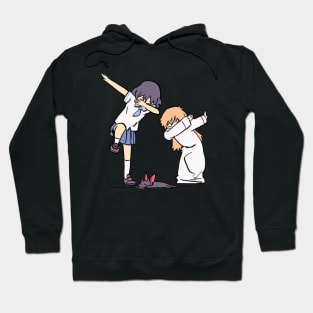 I draw that scene of nano and hakase dabbing on sakamoto / funny nichijou meme Hoodie